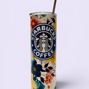Starbucks Coffee Flowery Tumbler